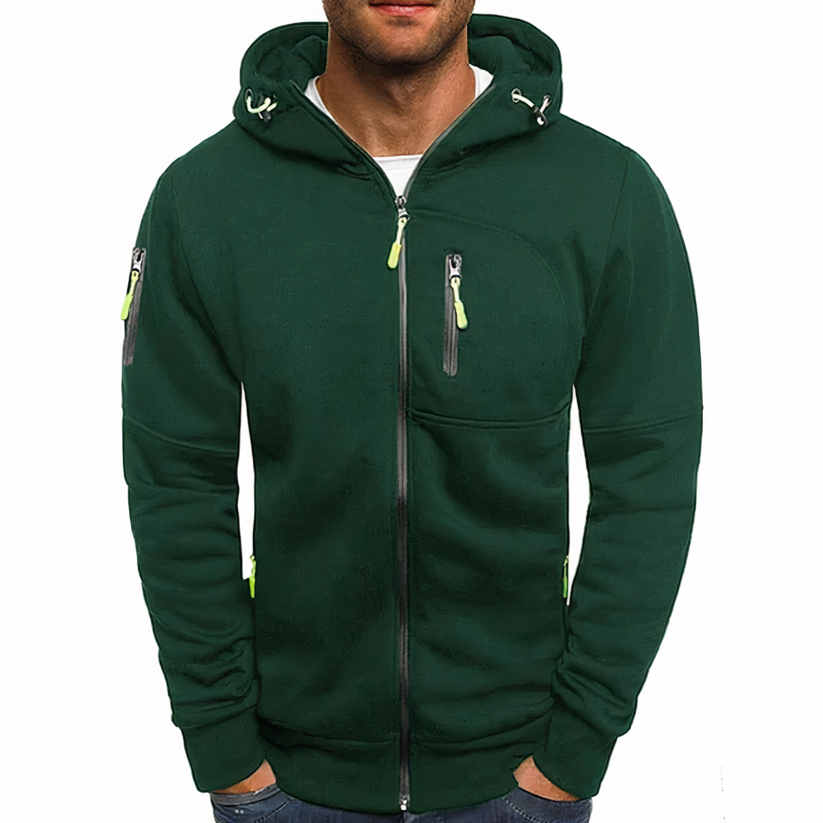Hoodie Herren Sportlicher Look mit praktischen Taschen - J&B; - 4 - Jasminaboutique.com