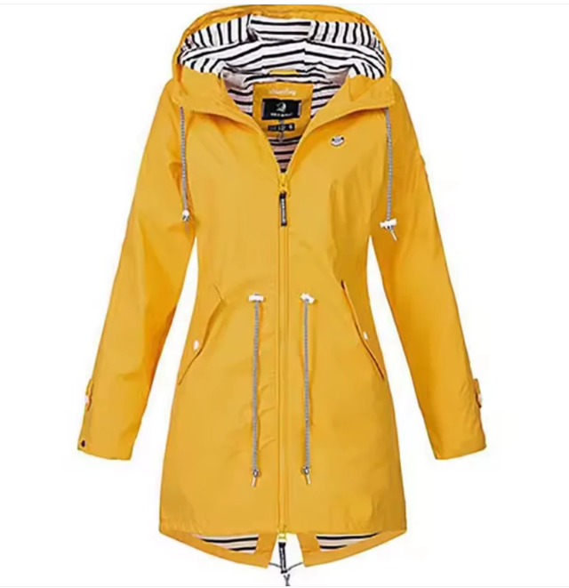 Jacke Damen mit Kapuze Wasserabweisend und lässiger Schnitt - J&B; - 5 - Jasminaboutique.com