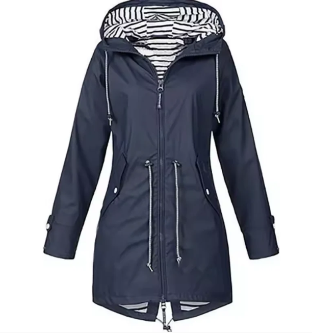 Jacke Damen mit Kapuze Wasserabweisend und lässiger Schnitt - J&B; - 6 - Jasminaboutique.com