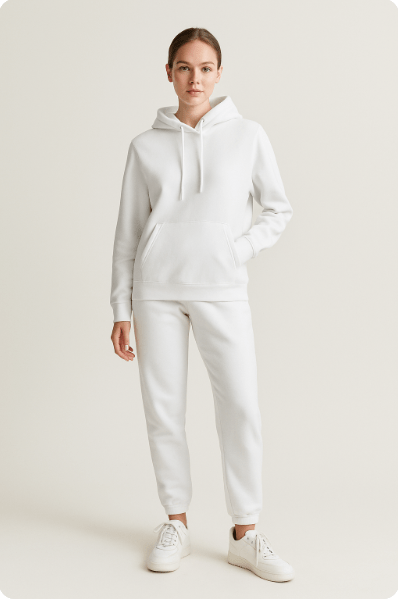 Lounge Set Unisex mit Hoodie und Jogginghose Bequemer Schnitt - J&B - 21 - Jasminaboutique.com