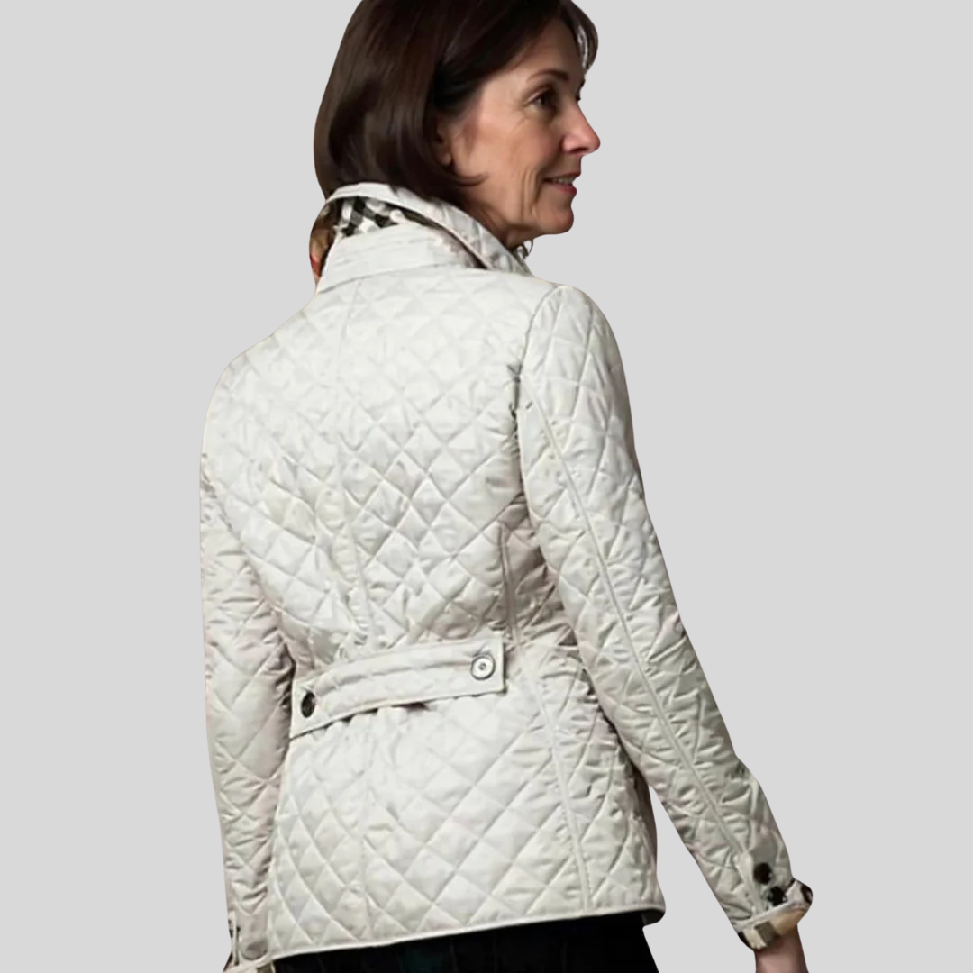 Damen Jacke mit Reverskragen und Steppdesign - J&B - 6 - Jasminaboutique.com