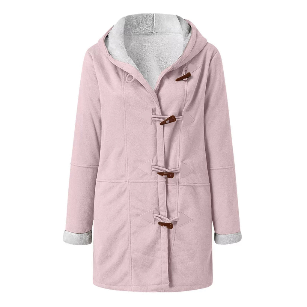 Damen Wintermantel mit Kapuze und schickem Schnitt | A&B - 5 - Annoboutique
