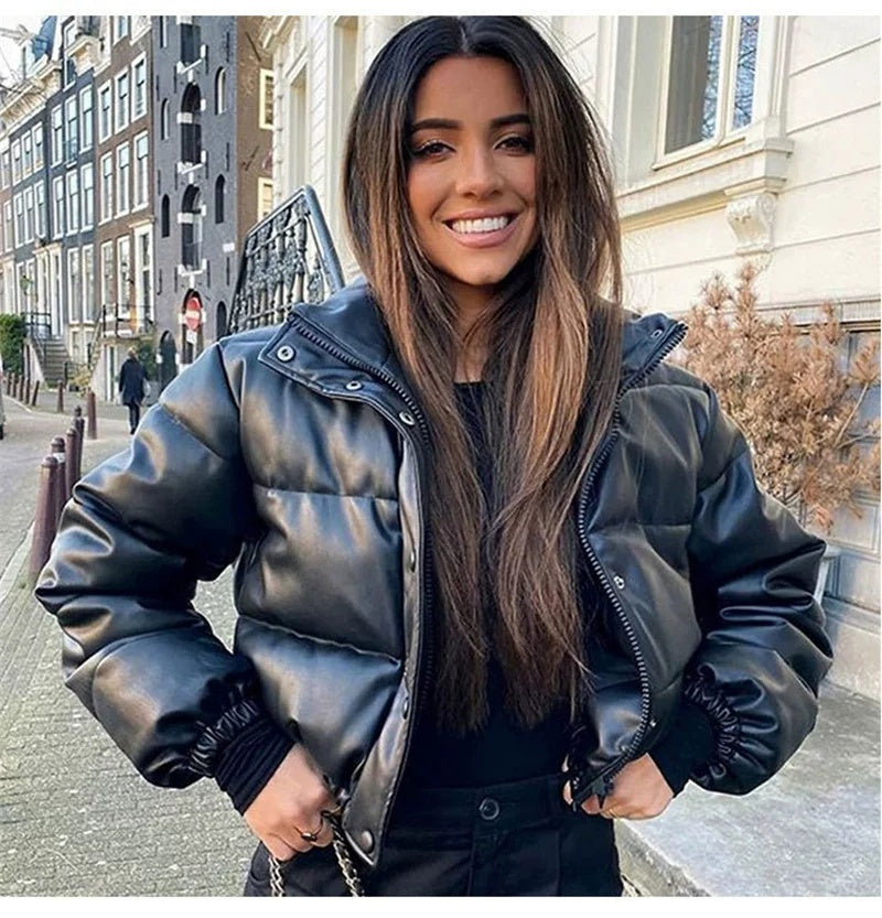 Damen Kurzjacke mit lässigem Schnitt und elastischen Bündchen | A&Z - 3 - Atelier-Zofia