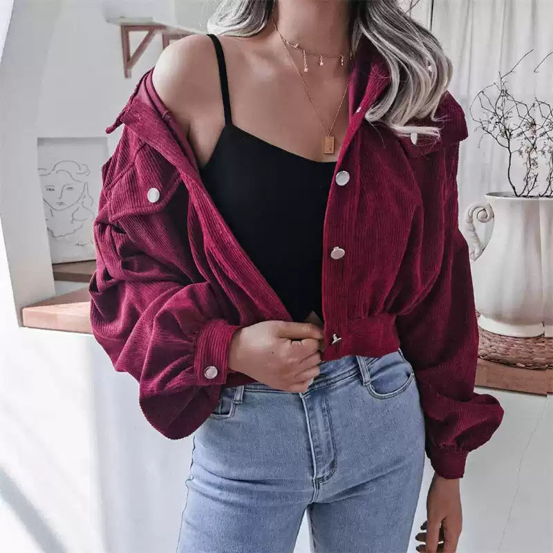 Damen Jacke mit lässigem Schnitt und praktischen Taschen | A&Z - 5 - Atelier-Zofia