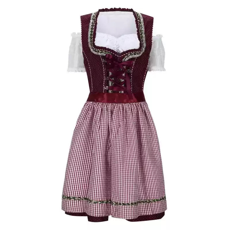 Dirndl Dress Women's Cut with Lacing Feature | M&B - 2 - Modern britwear