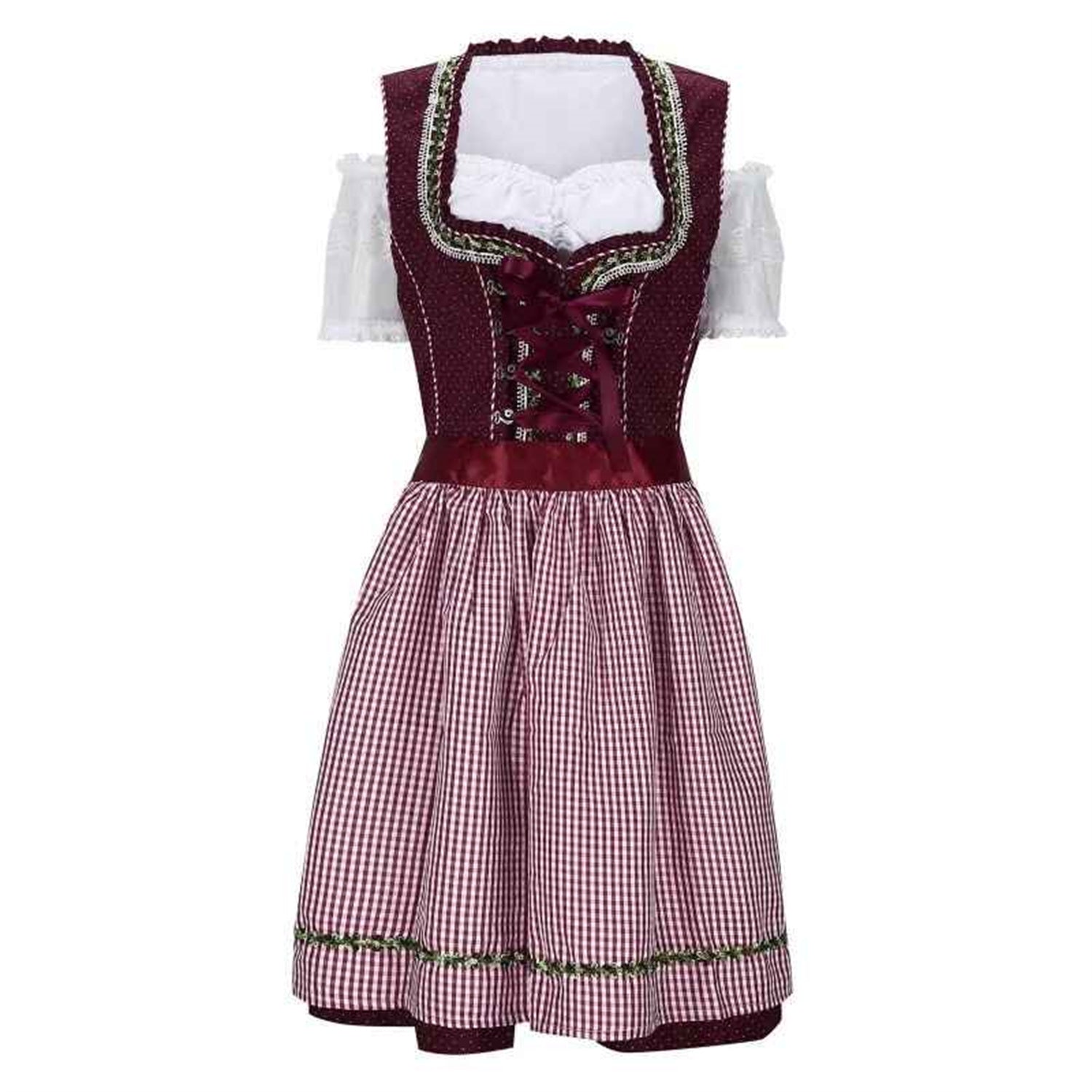 Dirndl Kleid Damen mit figurbetontem Schnitt und verspielten Details | A&Z - 3 - Atelier-Zofia