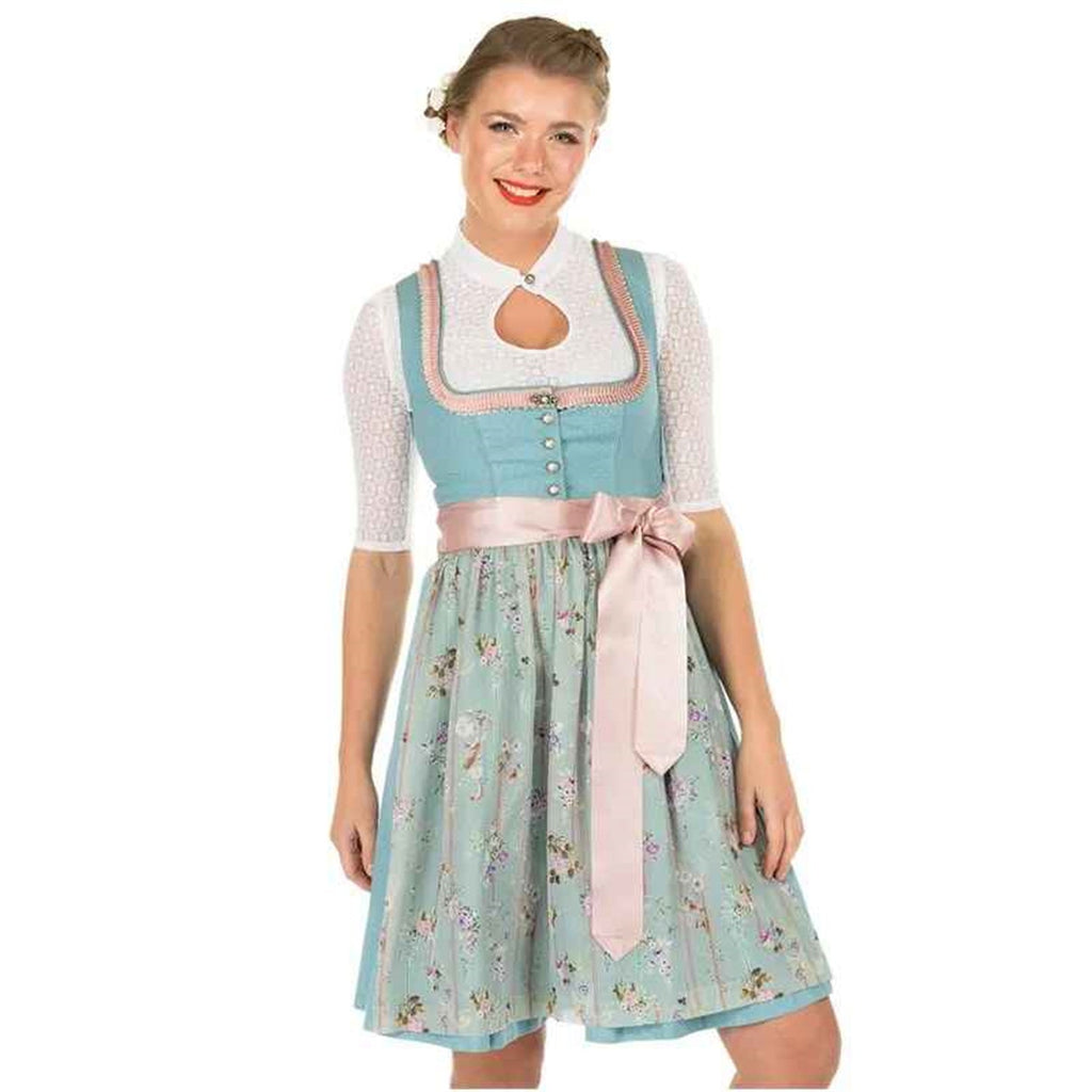 Dirndl Kleid Damen mit tailliertem Schnitt und Keyhole-Ausschnitt | A&Z - 1 - Atelier-Zofia