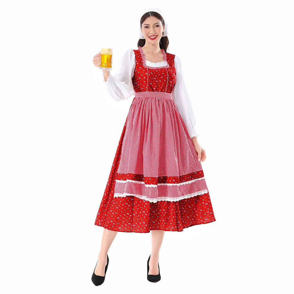 Dirndl Kleid Damen mit Puffärmeln und schwingendem Rock | A&Z - 1 - Atelier-Zofia