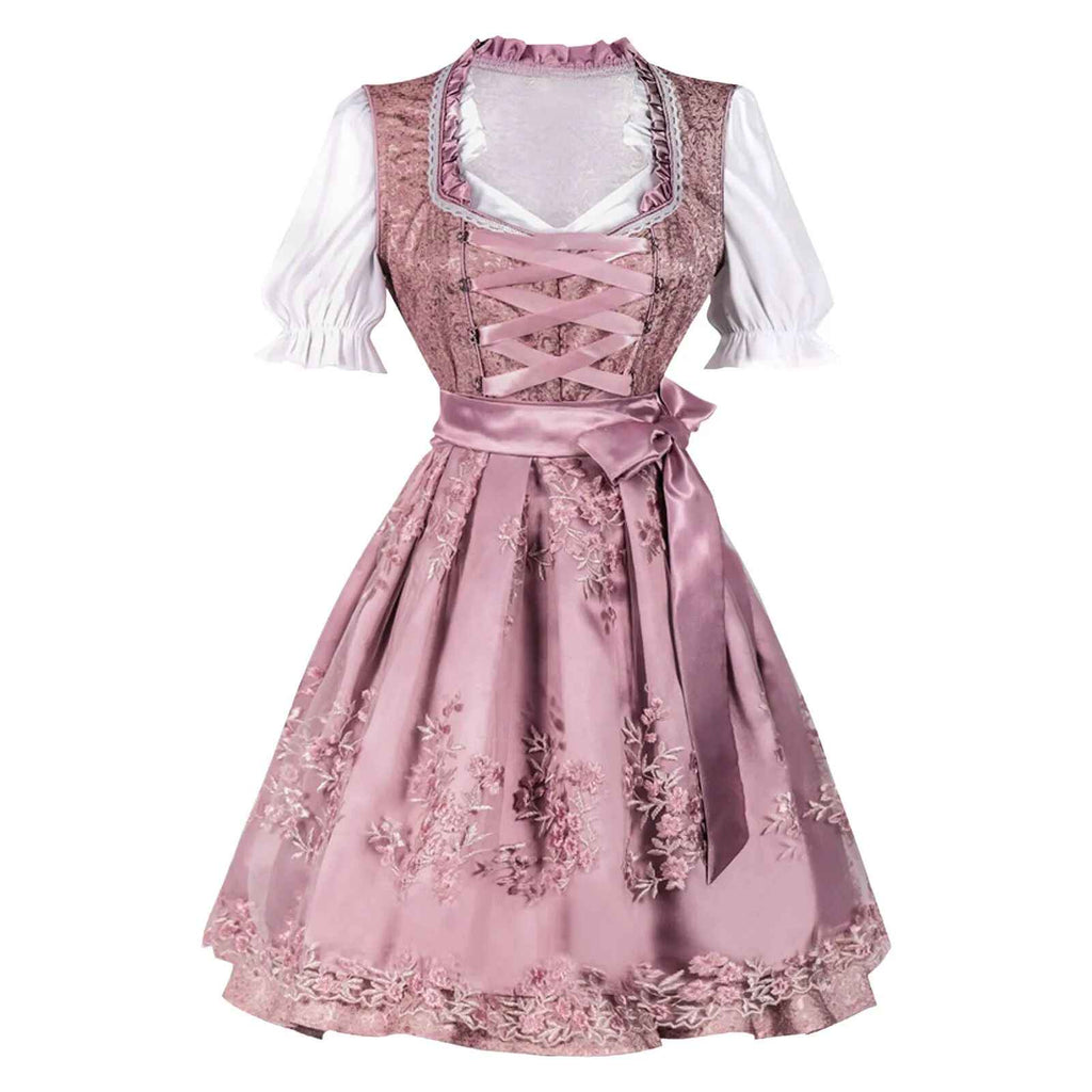 Dirndl Damen mit traditionellem Schnitt und Rüsche | A&Z - 1 - Atelier-Zofia