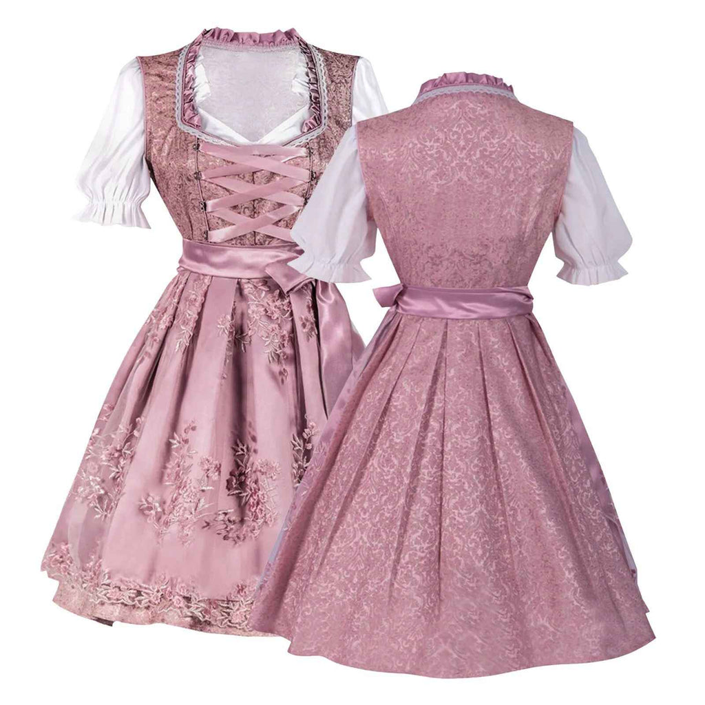 Dirndl Damen mit traditionellem Schnitt und Rüsche | A&Z - 3 - Atelier-Zofia