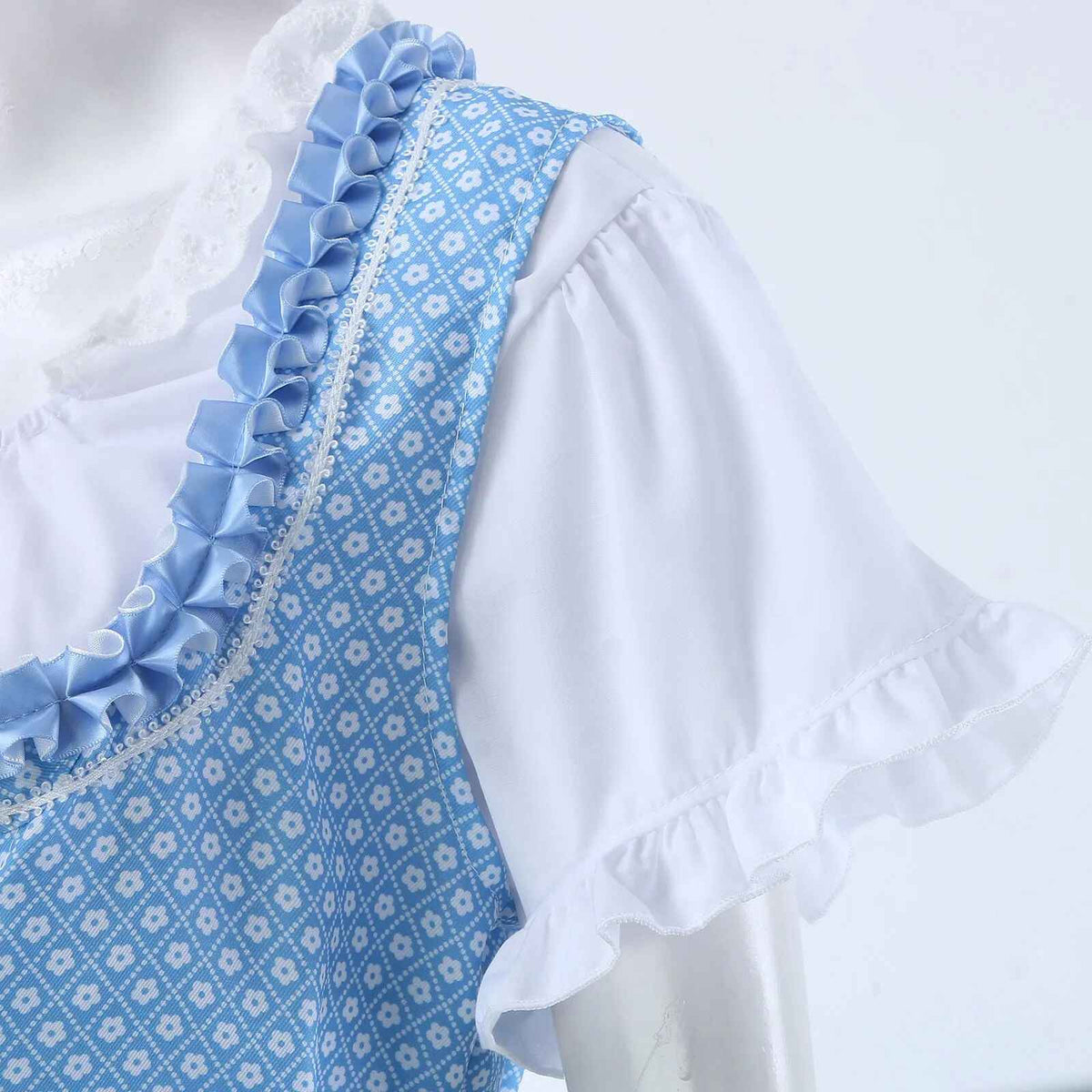 Dirndl Kleid Damen mit Taillengürtel und Rüschendetails | A&Z - 1 - Atelier-Zofia