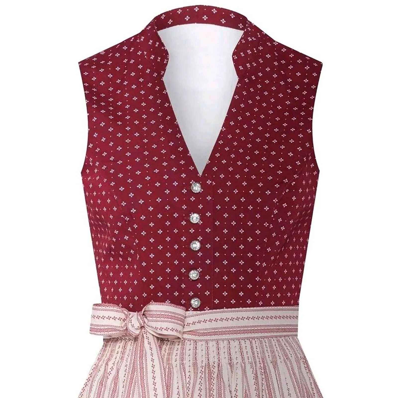Dirndl Kleid Damen mit tailliertem Schnitt und schwingendem Rock | A&Z - 4 - Atelier-Zofia