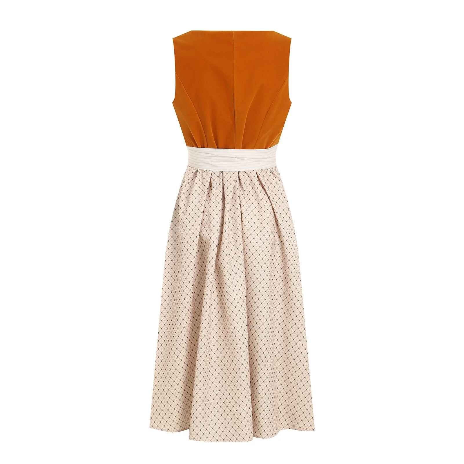Damenkleid mit tailliertem Oberteil und schwingendem Rock | A&Z - 2 - Atelier-Zofia