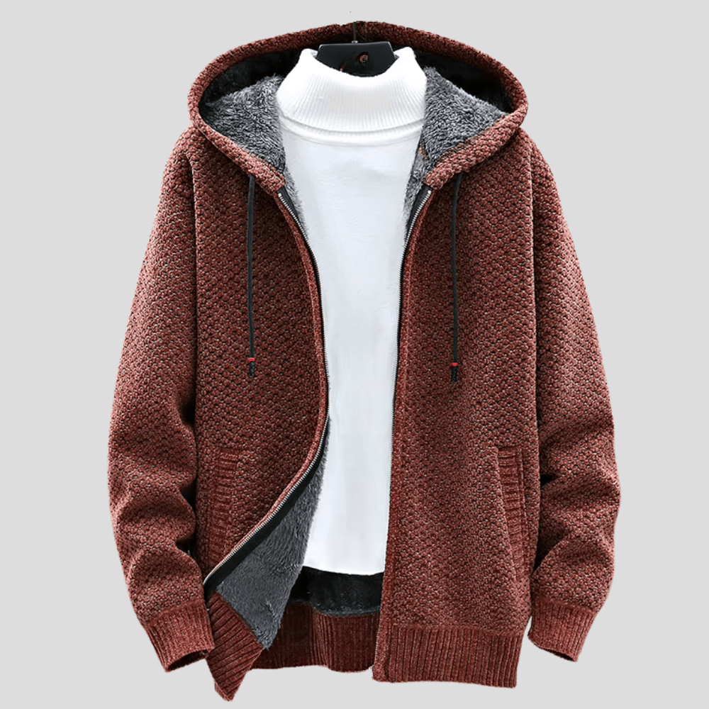 Hoodie Herren mit lässigem Schnitt und praktischen Taschen - J&B - 5 - Jasminaboutique.com