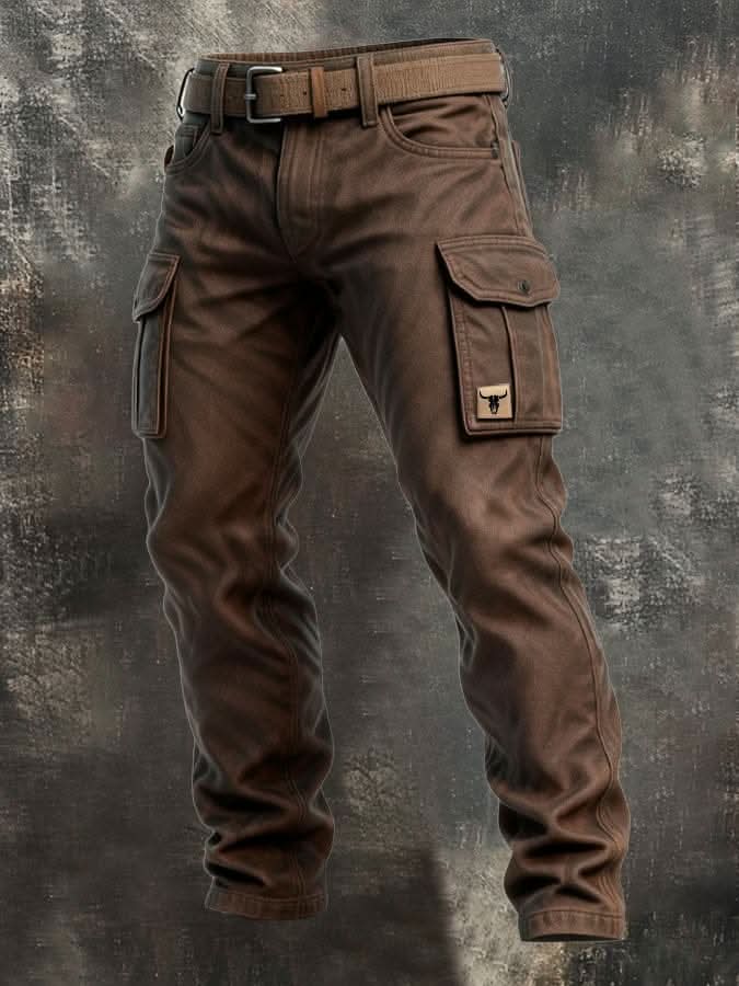 Herren Cargo-Hosen mit funktionalem Design und lässiger Passform | A&B - 1 - Annoboutique
