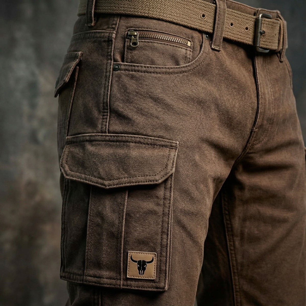 Herren Cargo-Hosen mit funktionalem Design und lässiger Passform | A&B - 3 - Annoboutique
