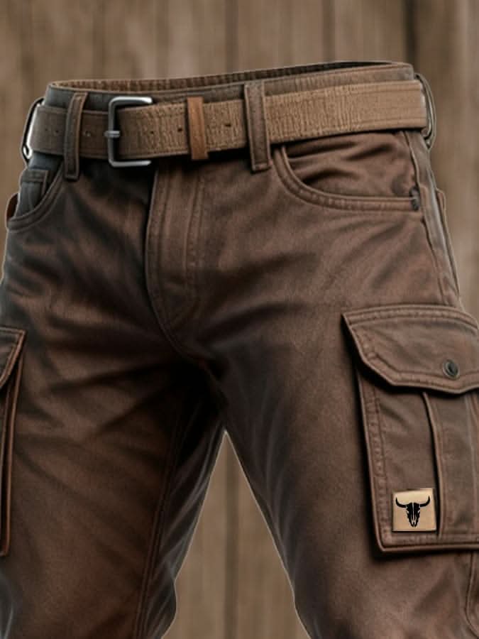 Herren Cargo-Hosen mit funktionalem Design und lässiger Passform | A&B - 4 - Annoboutique