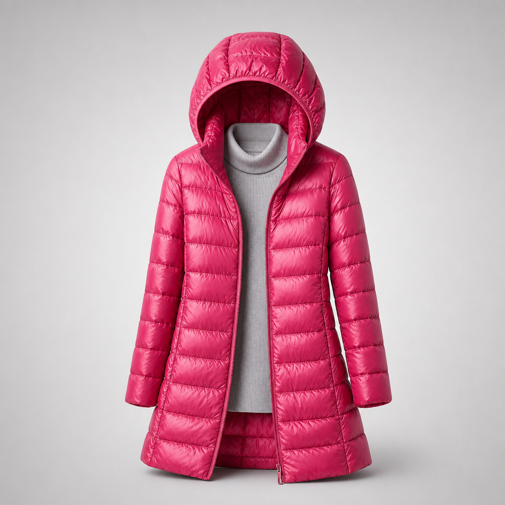 Damen Jacke mit Kapuze, taillierter Schnitt praktische Details - J&B - 11 - Jasminaboutique.com