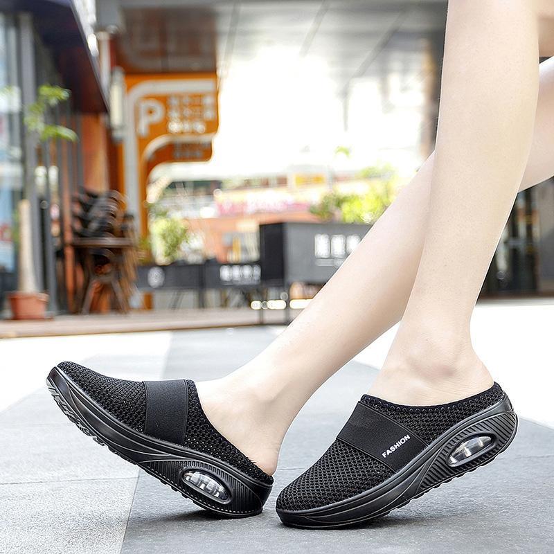 Diabetikerfreundliche Slipper für Damen - Extra Weite Passform & Verstellbarer Riemen - J&B - 2 - Jasminaboutique.com