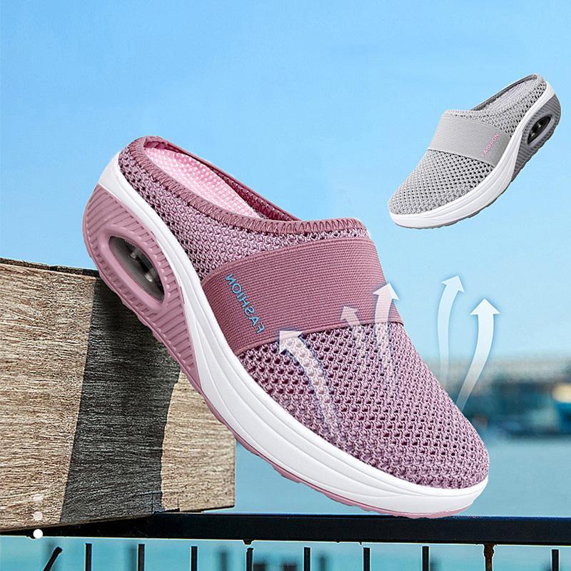 Diabetikerfreundliche Slipper für Damen - Extra Weite Passform & Verstellbarer Riemen - J&B - 5 - Jasminaboutique.com