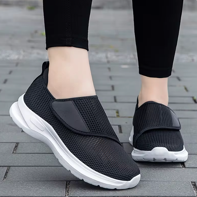 Verstellbare Komfortschuhe Damen - Extra Weite Passform & Atmungsaktives Mesh - J&B - 6 - Jasminaboutique.com