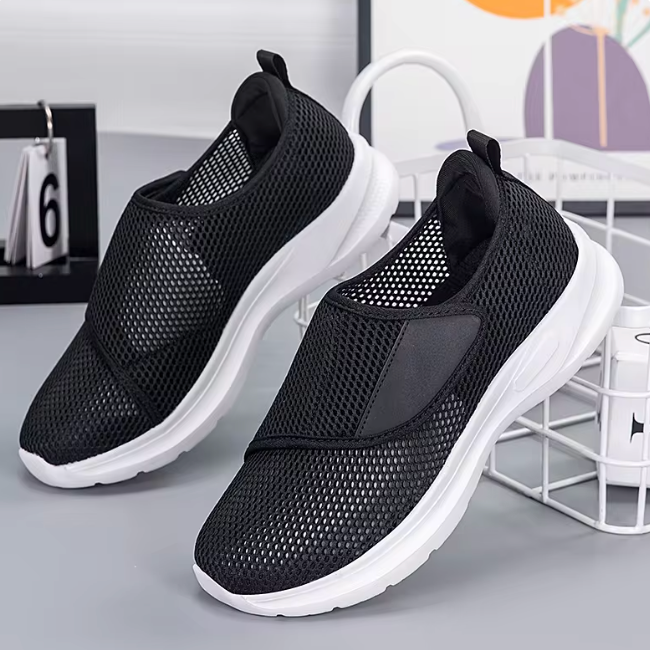 Diabetikerfreundliche Slipper für Damen - Extraweite Passform mit verstellbarem Design - J&B - 4 - Jasminaboutique.com