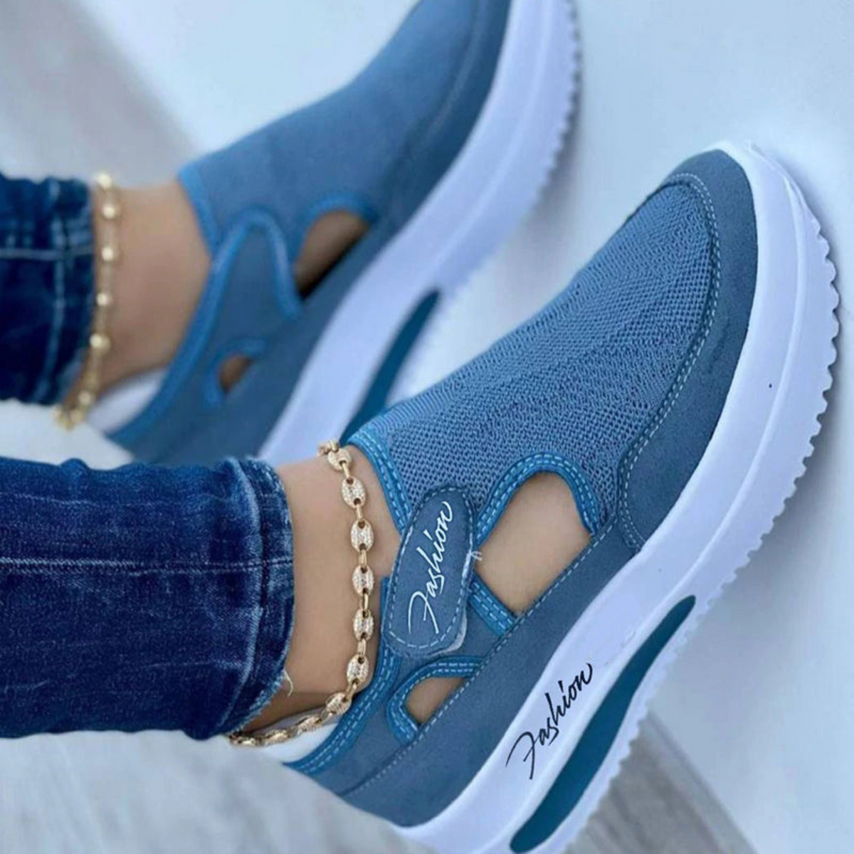 Diabetikerfreundliche Slipper für Damen - Extra Weite & Verstellbar - J&B - 2 - Jasminaboutique.com
