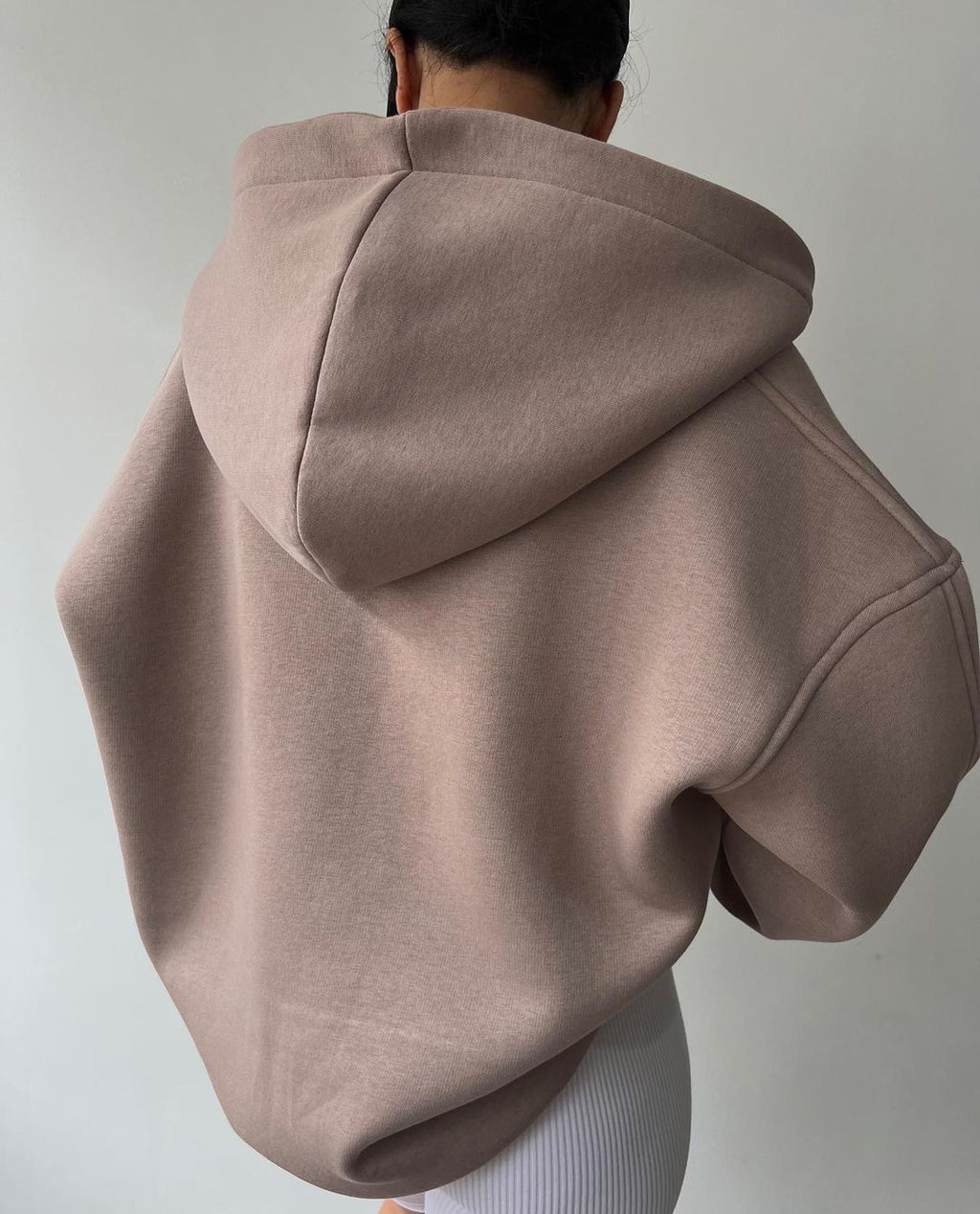 Pullover Damen mit Kapuze und legerem Schnitt - J&B - 4 - Jasminaboutique.com