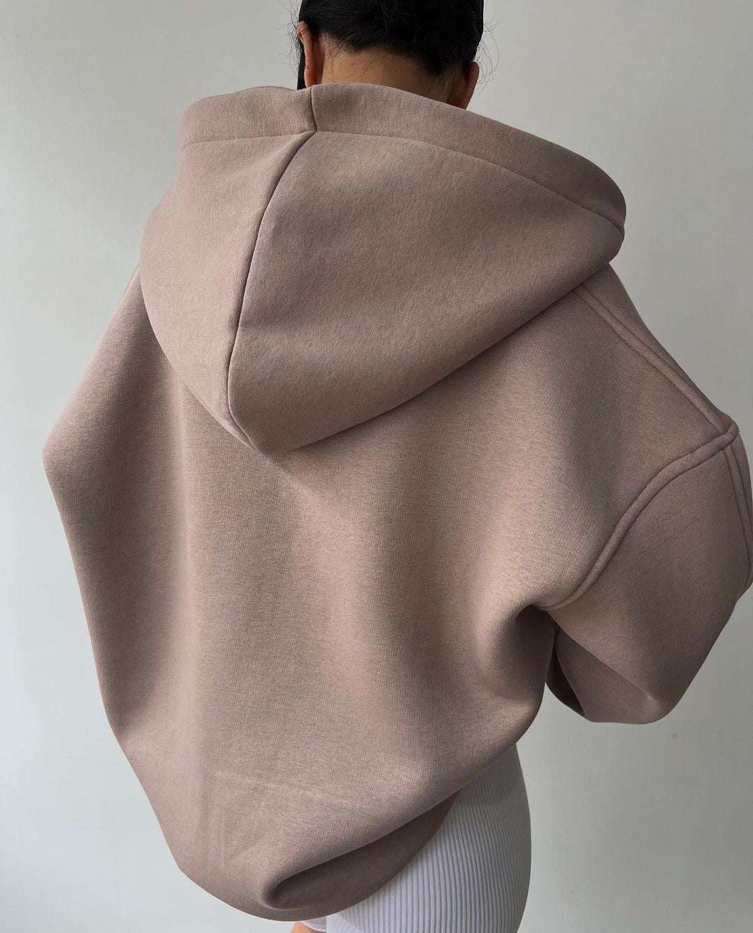 Pullover Damen mit Kapuze und legerem Schnitt - J&B - 4 - Jasminaboutique.com