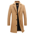 Wollmantel Herren mit klassischem Schnitt und Reverskragen - J&B - 6 - Jasminaboutique.com
