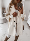 Damen Mantel mit Reverskragen und Knopfleiste - J&B - 7 - Jasminaboutique.com