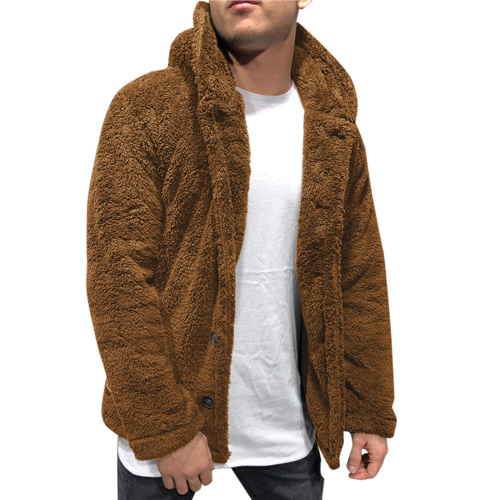 Herren Jacke mit Kapuze und kuscheligem Futter - J&B - 1 - Jasminaboutique.com