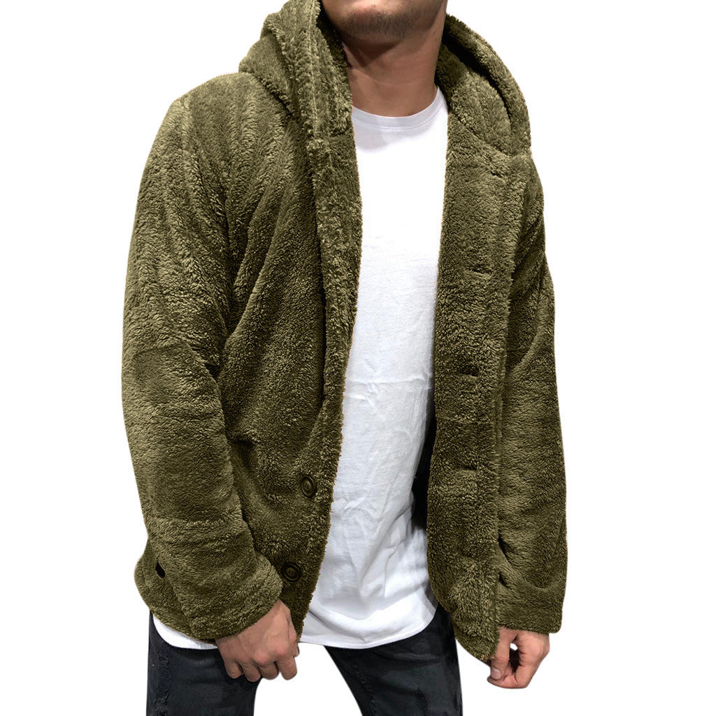 Herren Jacke mit Kapuze und kuscheligem Futter - J&B - 4 - Jasminaboutique.com