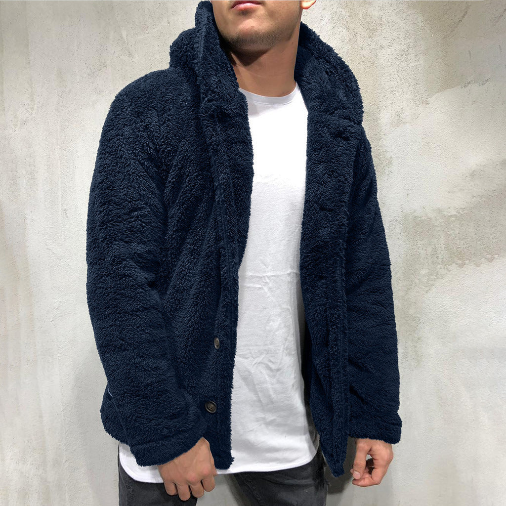 Herren Jacke mit Kapuze und kuscheligem Futter - J&B - 7 - Jasminaboutique.com