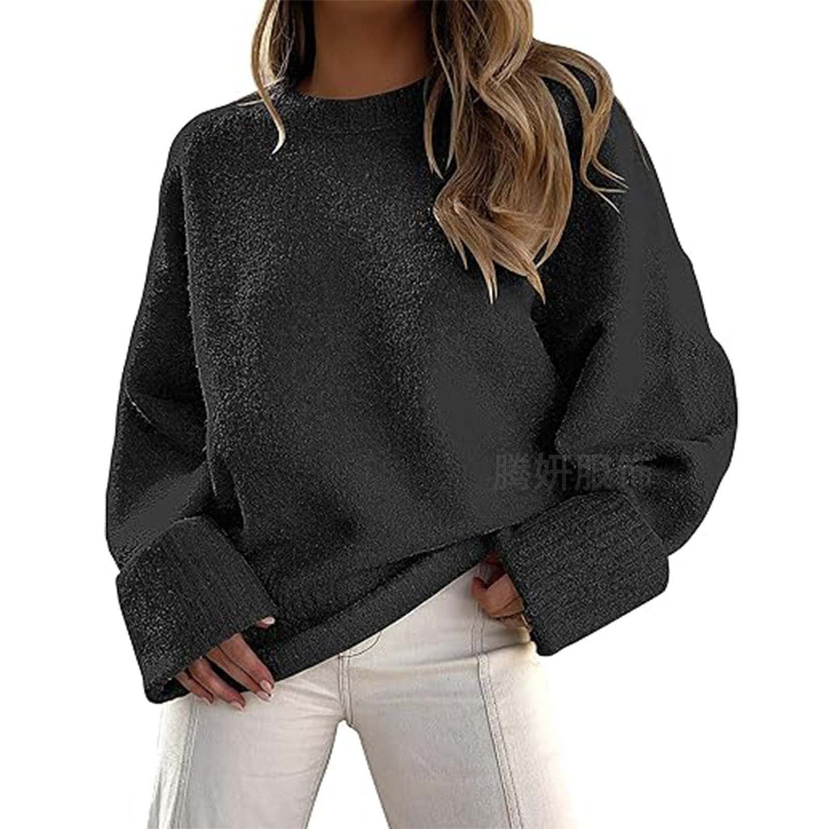 Pullover Damen mit lässiger Passform und weitem Schnitt - J&B - 2 - Jasminaboutique.com