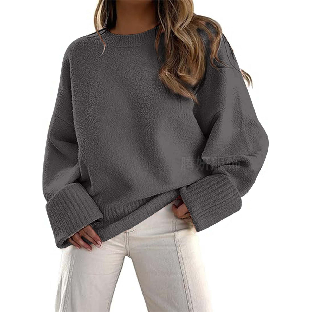 Pullover Damen mit lässiger Passform und weitem Schnitt - J&B - 12 - Jasminaboutique.com