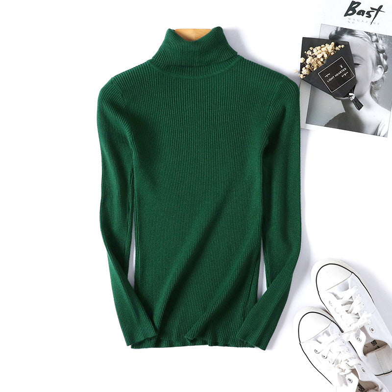 Pullover Damen mit Stehkragen und Rippstruktur - J&B - 4 - Jasminaboutique.com