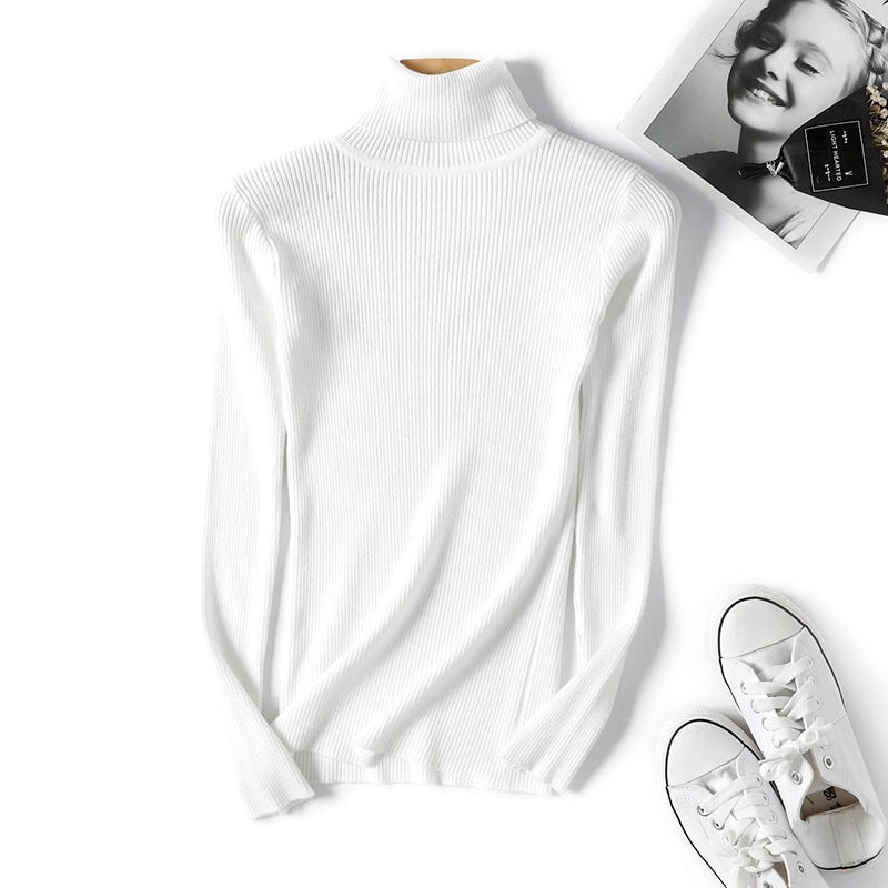 Pullover Damen mit Stehkragen und Rippstruktur - J&B - 5 - Jasminaboutique.com