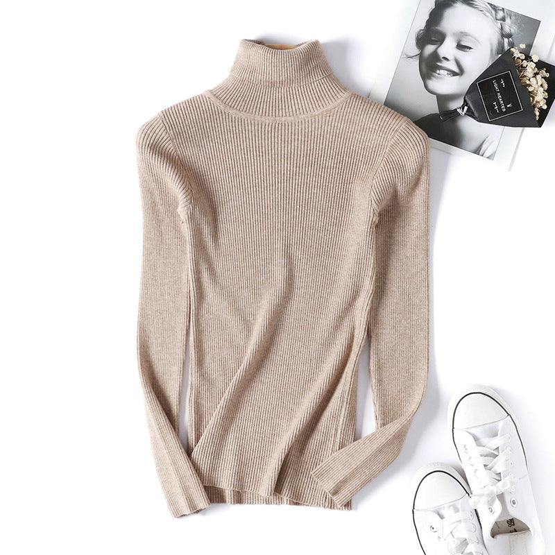 Pullover Damen mit Stehkragen und Rippstruktur - J&B - 13 - Jasminaboutique.com