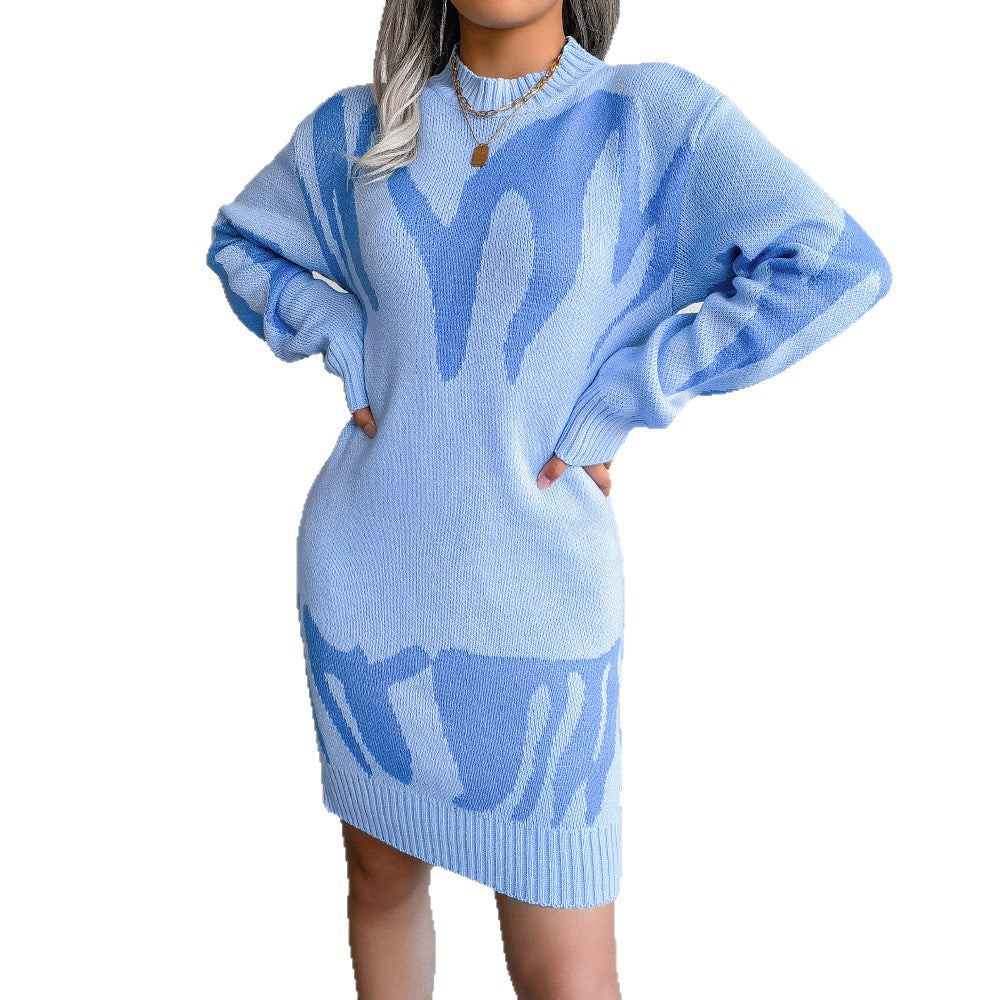 Kleid Damen mit lässigem Schnitt und auffälligem Design - J&B - 1 - Jasminaboutique.com