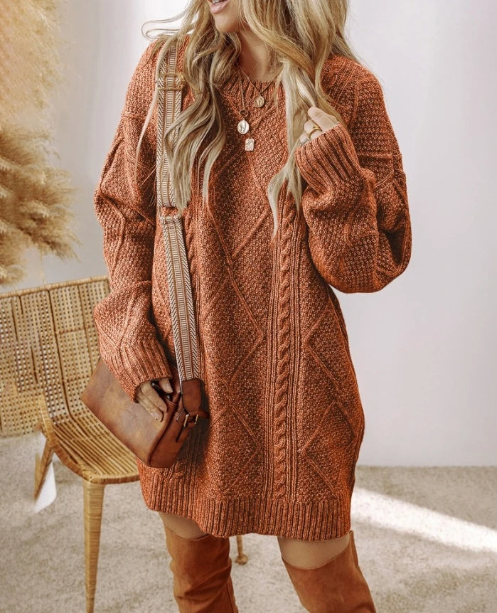 Pullover Damen mit Oversized Schnitt und strukturiertem Muster - J&B - 10 - Jasminaboutique.com