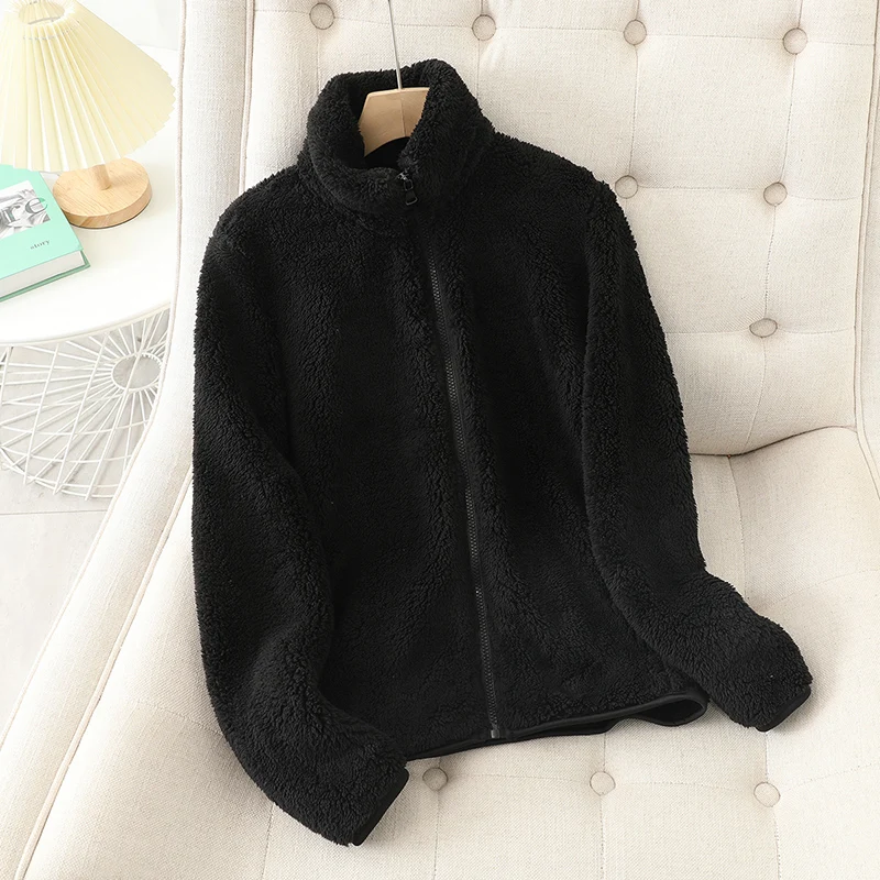 Jacke Damen mit hohem Kragen und lockerer Passform - J&B - 2 - Jasminaboutique.com