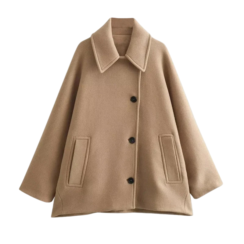 Jacke Damen mit lässigem Schnitt und Knopfverschluss - J&B - 1 - Jasminaboutique.com