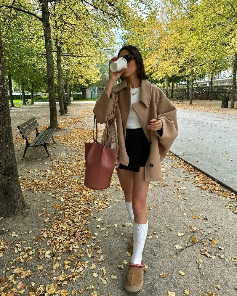 Jacke Damen mit lässigem Schnitt und Knopfverschluss - J&B - 6 - Jasminaboutique.com