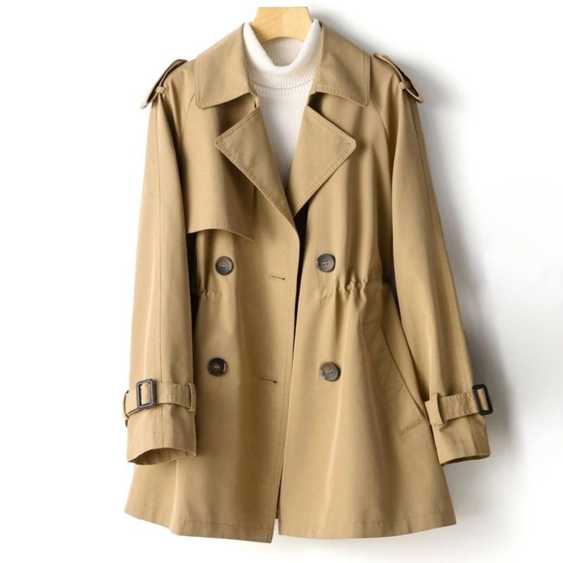 Trenchcoat Damen mit doppelter Knopfleiste und verstellbarem Bund - J&B - 1 - Jasminaboutique.com