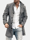 Herren Mantel mit Stehkragen und klassischem Schnitt - J&B - 11 - Jasminaboutique.com