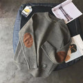 Pullover Herren mit Ellbogen-Patches - J&B - 1 - Jasminaboutique.com