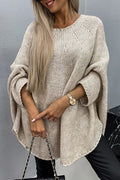 Pullover Damen mit weitem Schnitt und Batwing-Ärmeln - J&B - 1 - Jasminaboutique.com