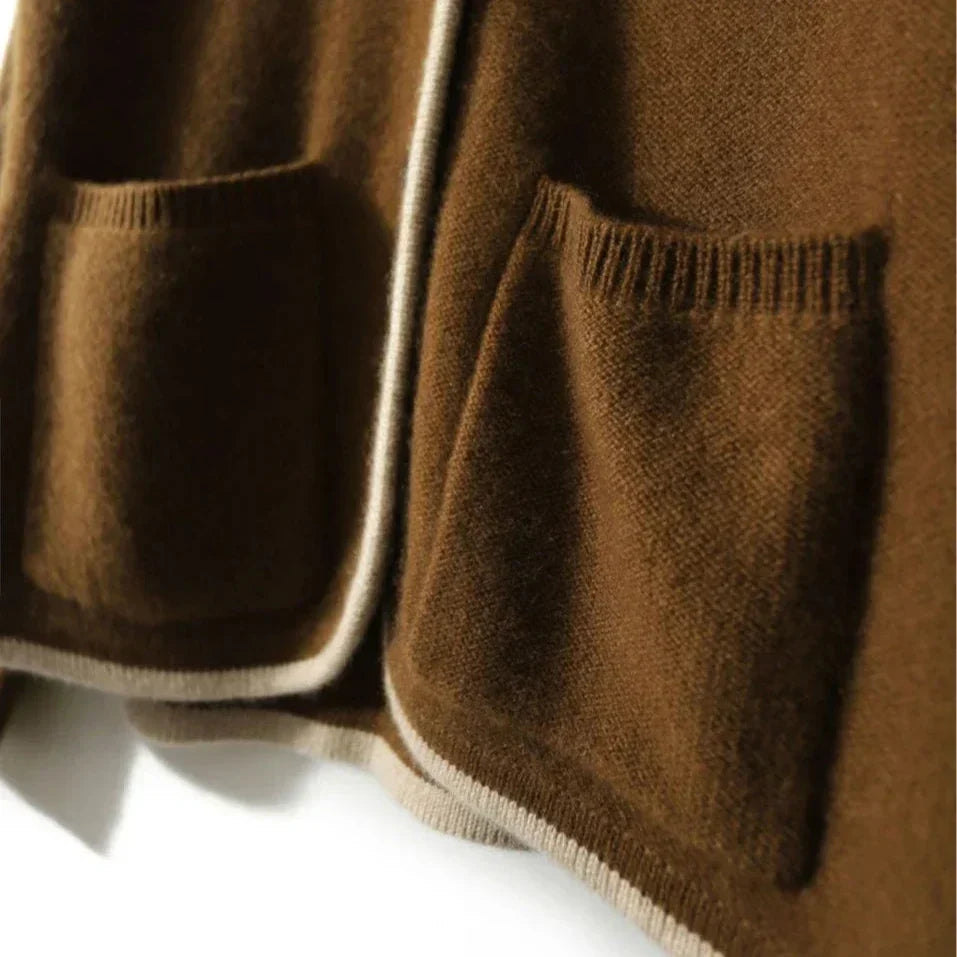 Cardigan Damen mit Knopfleiste und Taschen - J&B - 6 - Jasminaboutique.com