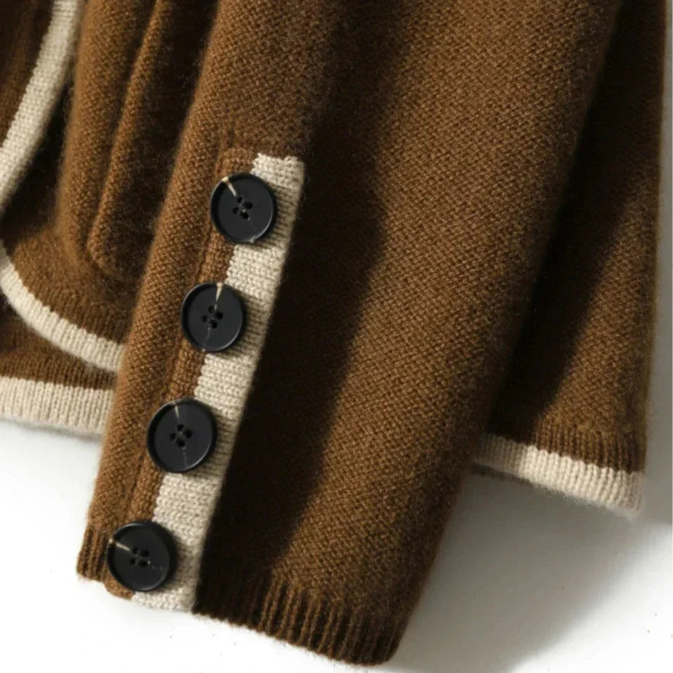 Cardigan Damen mit Knopfleiste und Taschen - J&B - 7 - Jasminaboutique.com